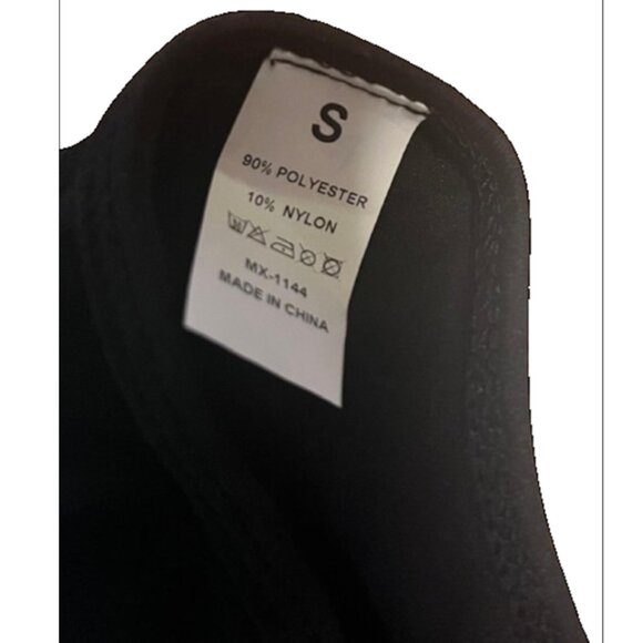 Long Sleeve Cut Out Bolero Shrug Crop Top With Thumbholes S/M - Picture 4 of 4